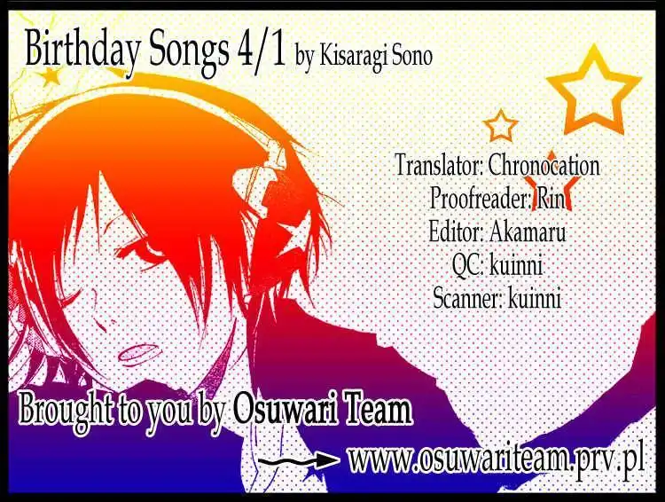 Birthday Songs 4/1 Chapter 0