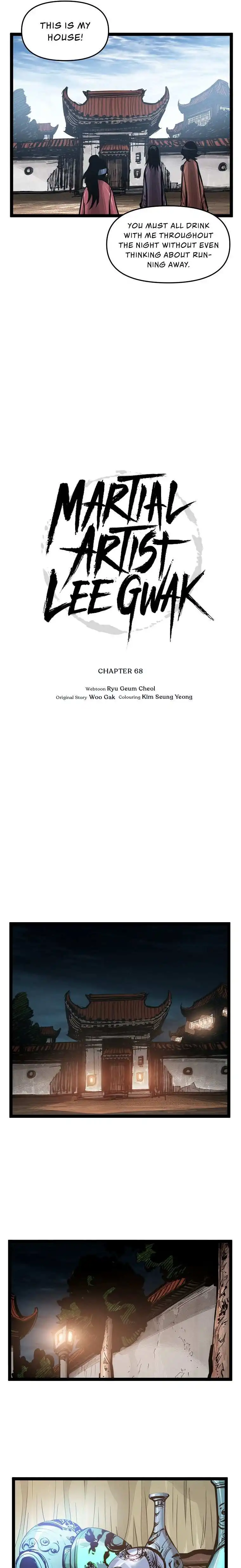 Martial Artist Lee Gwak Chapter 68