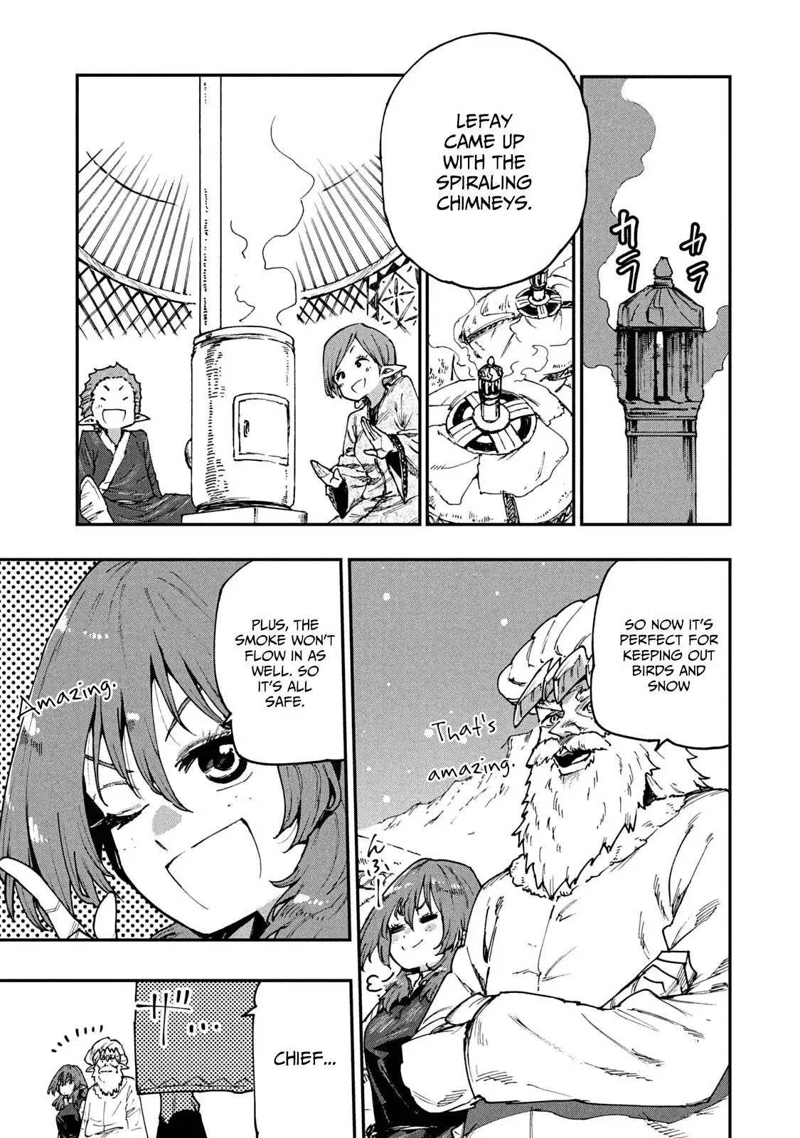Mazumeshi Elf to Yuboku gurashi Chapter 57
