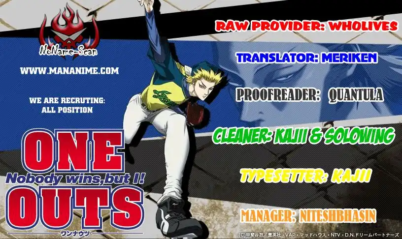 One Outs Chapter 21 Raw